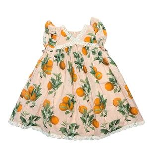 Pink Chicken - Botanical Oranges Dress Size 2 - New with No Tag